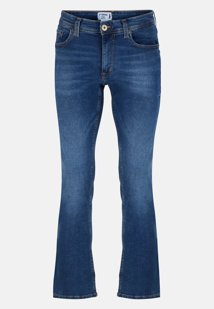 6th Sense Fred Bootcut Jeans Light Wash