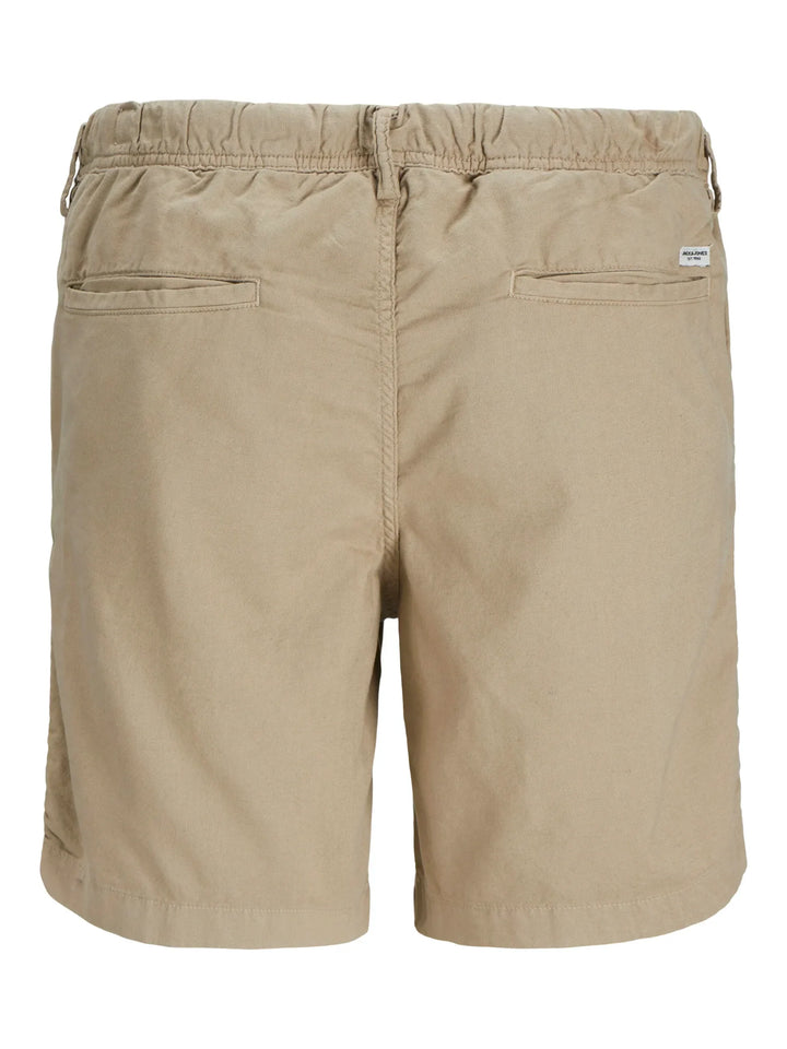 Jack & Jones Linen Mix Drawstring Short Beige image 2