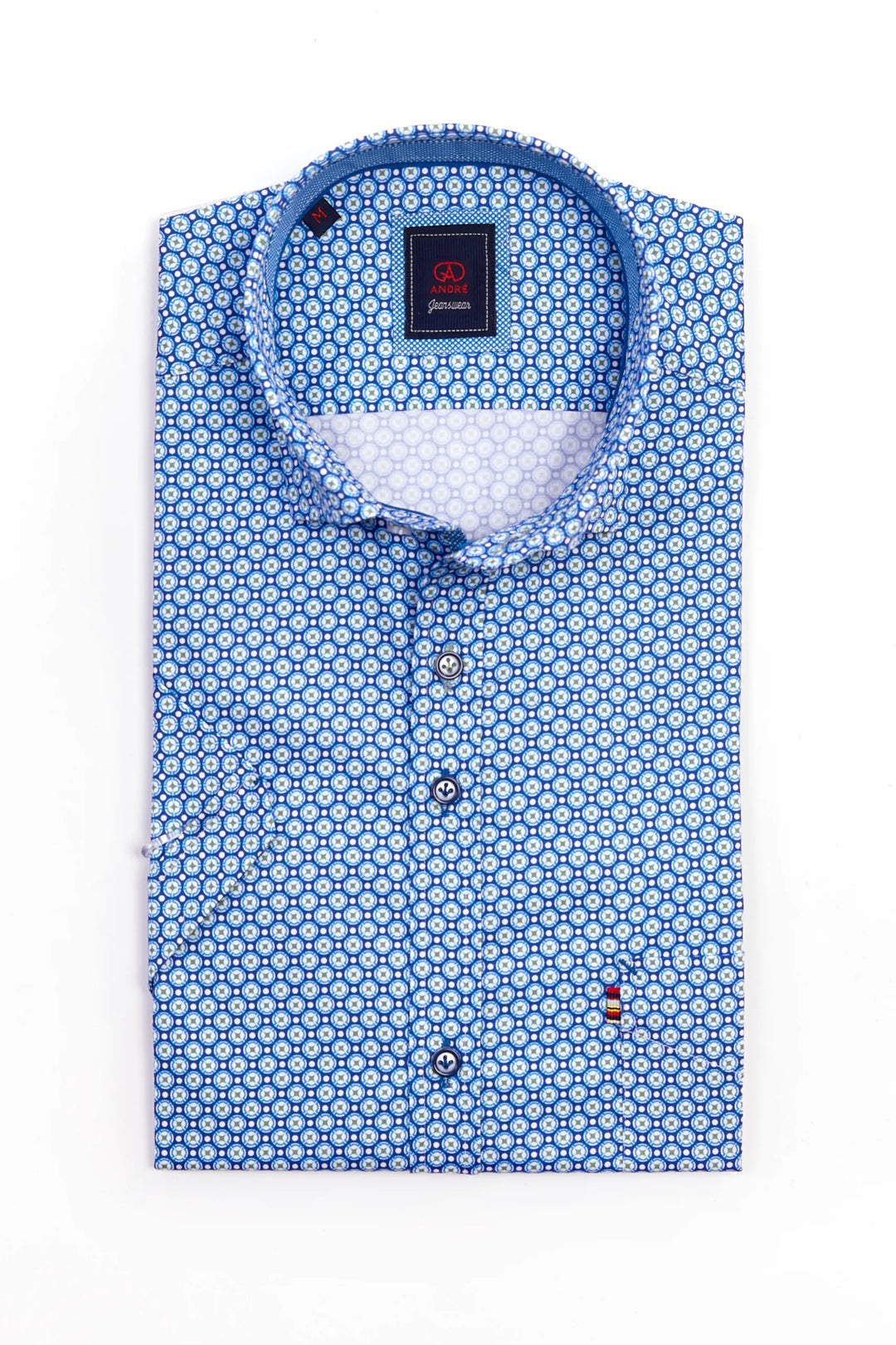 Andre Hamburg Short Sleeve Shirt Sage image 0
