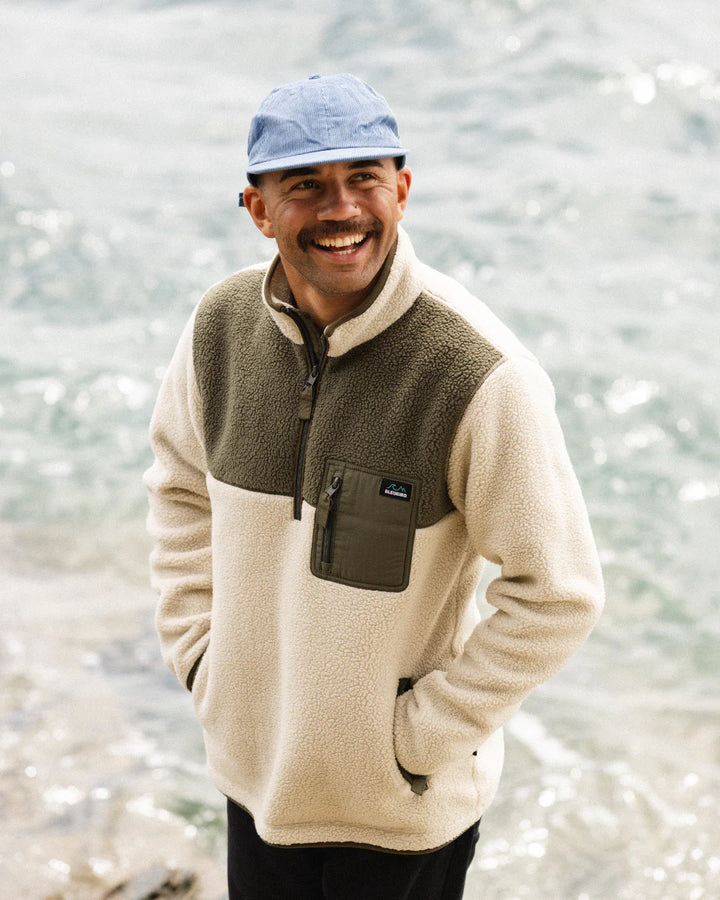 Bleubird Polar 1/4 Zip Fleece Sand