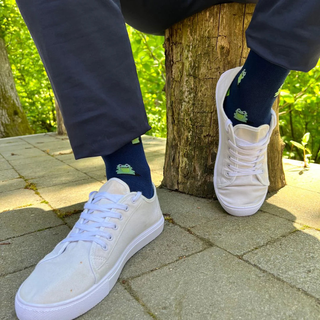 Swole Panda Bamboo Socks Frogs 2 Pack