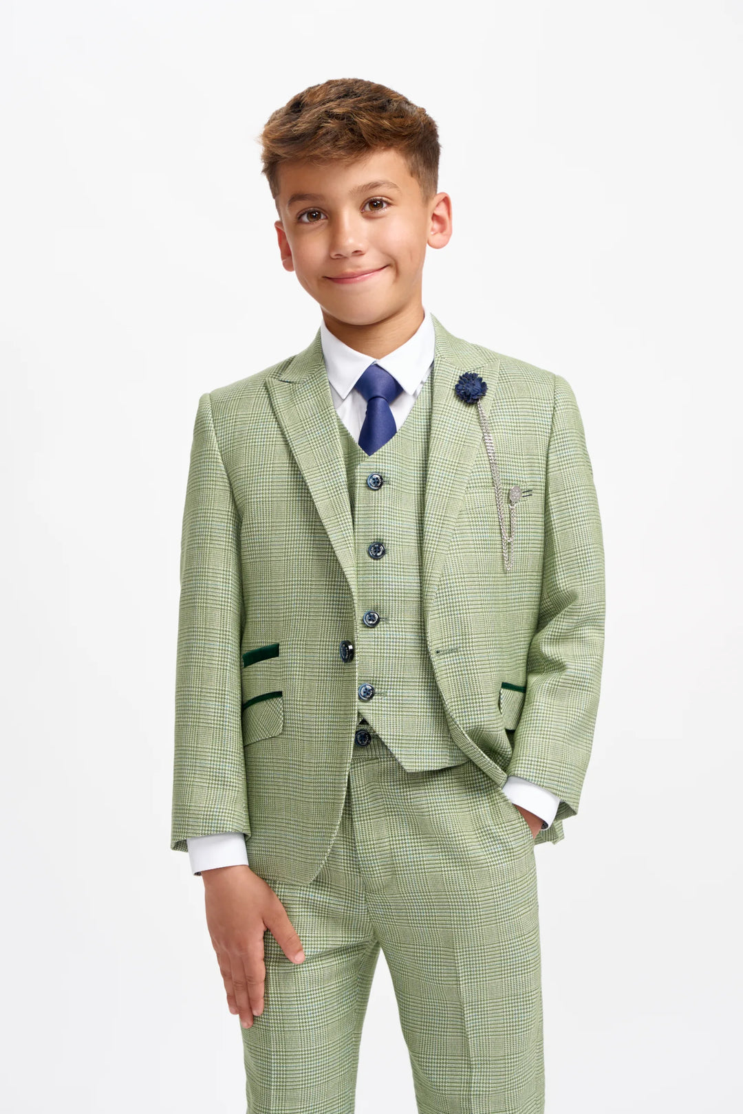 House Of Cavani Caridi Sage Boys Suit image 0