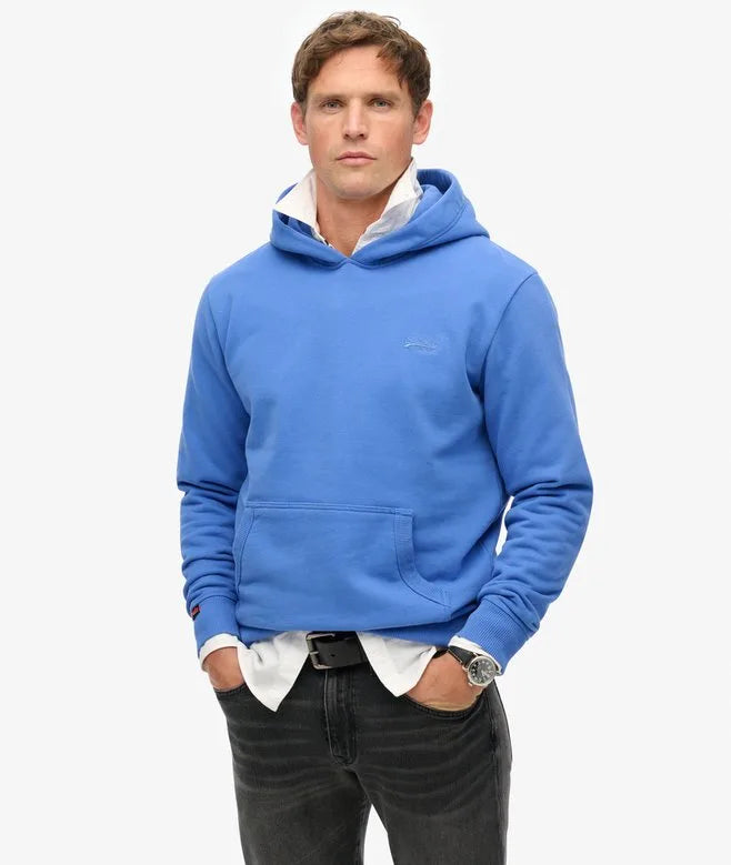 Superdry Essential Logo Hoodie Chambray Blue image 0
