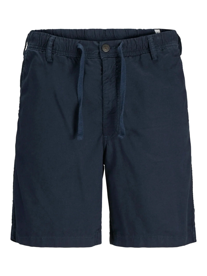 Jack & Jones Linen Mix Drawstring Short Navy image 0