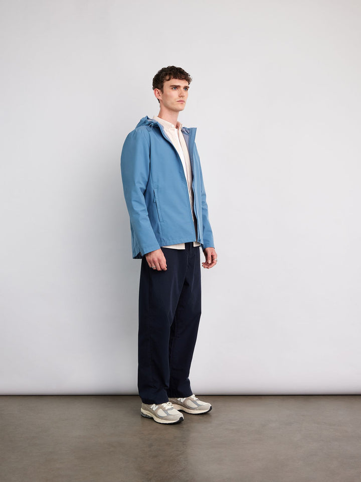 Farah Rhodes Hooded Jacket Blue Tide
