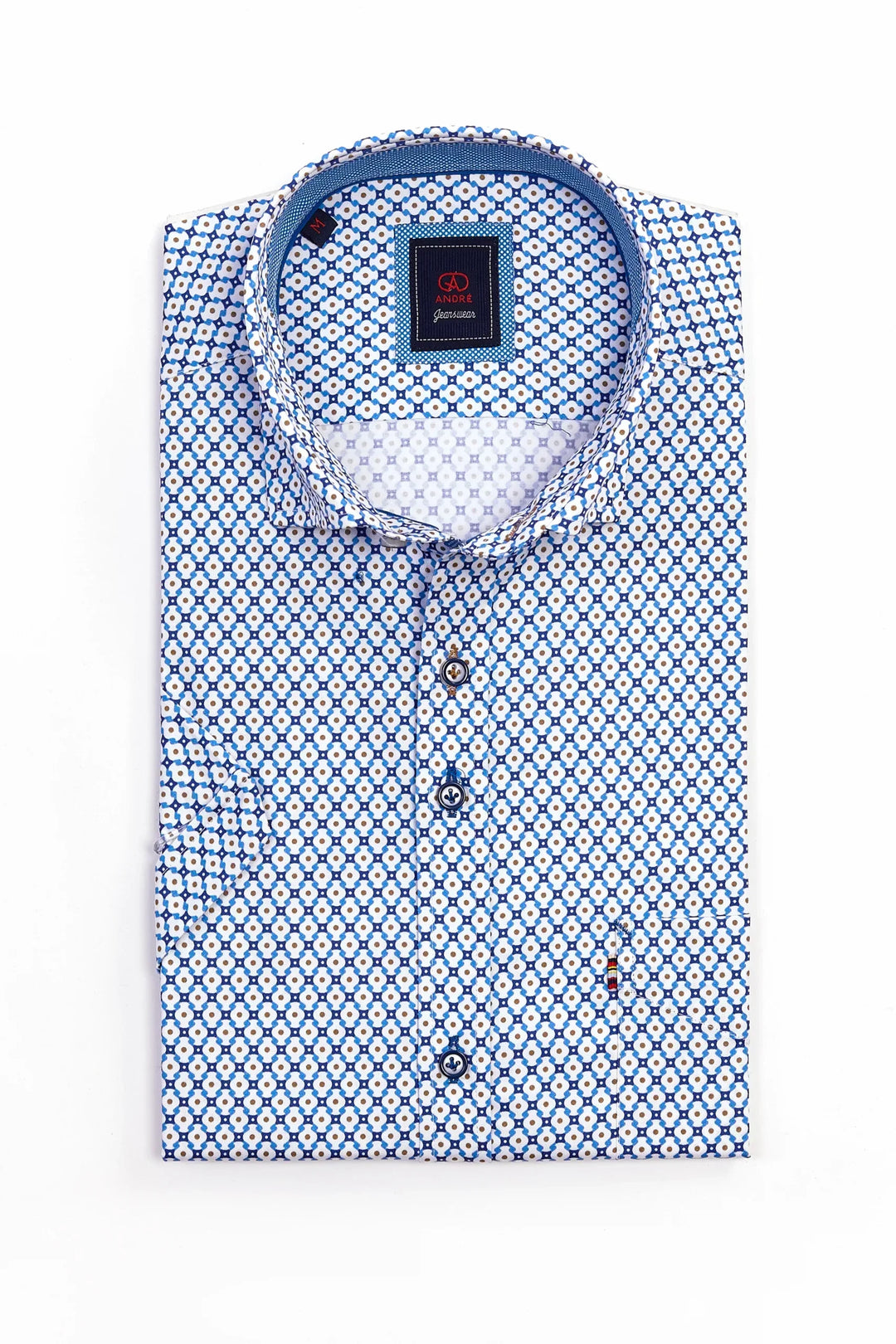 Andre Berlin Short Sleeve Shirt Ecru image 0