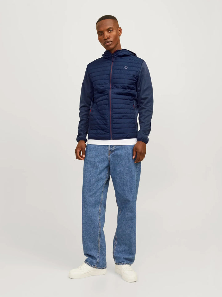Jack & Jones Multi Quilted Jacket Navy image 3