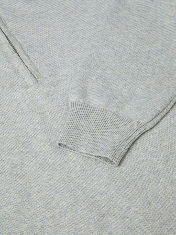 Drifter By Daniel Grahame 1/2 Zip Sweater Light Grey image 2