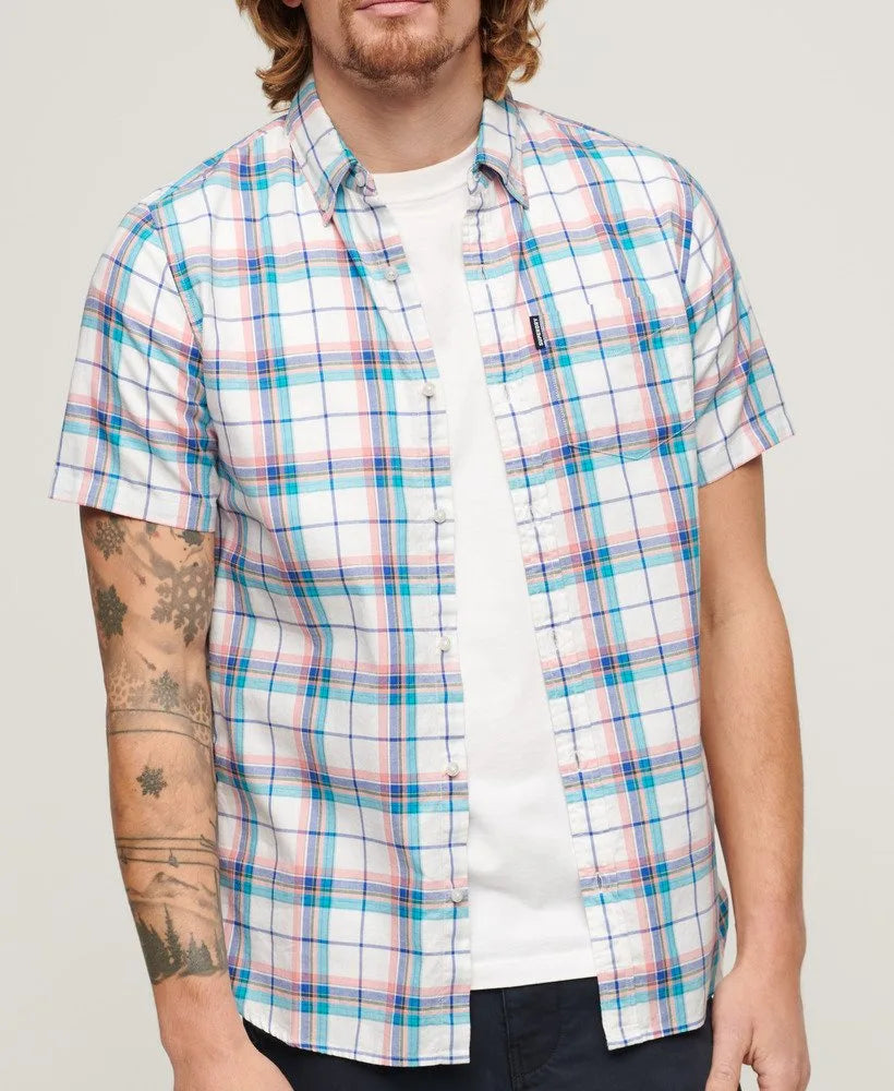 Superdry Lightweight Check Shirt Optic Check image 1