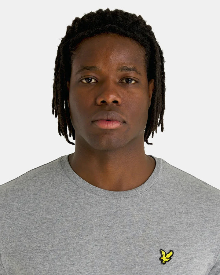 Lyle &amp; Scott Plain T-Shirt Mid Grey Marl image 4