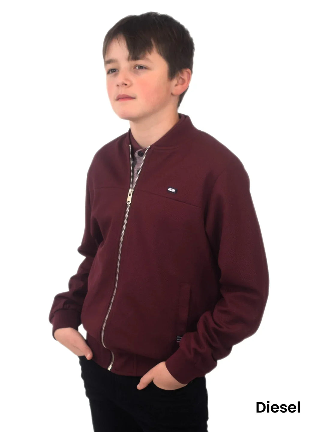 Diesel Boys Dunmore Jacket Burgundy image 0