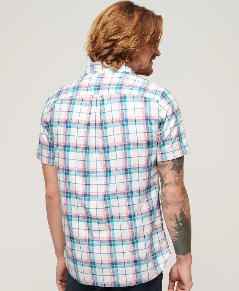 Superdry Lightweight Check Shirt Optic Check image 5