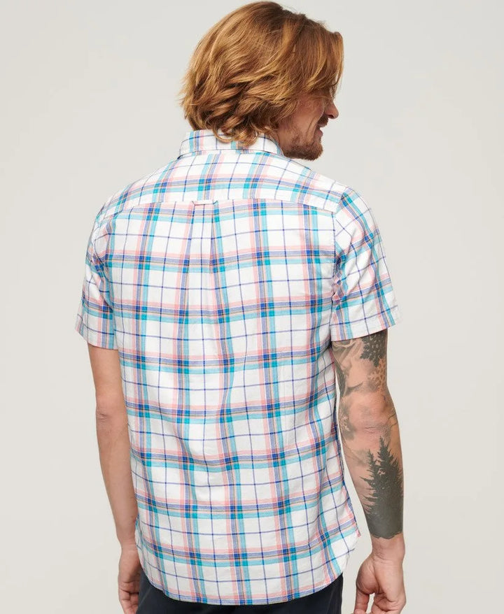 Superdry Lightweight Check Shirt Optic Check image 5
