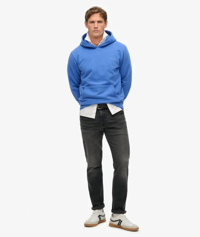 Superdry Essential Logo Hoodie Chambray Blue image 1