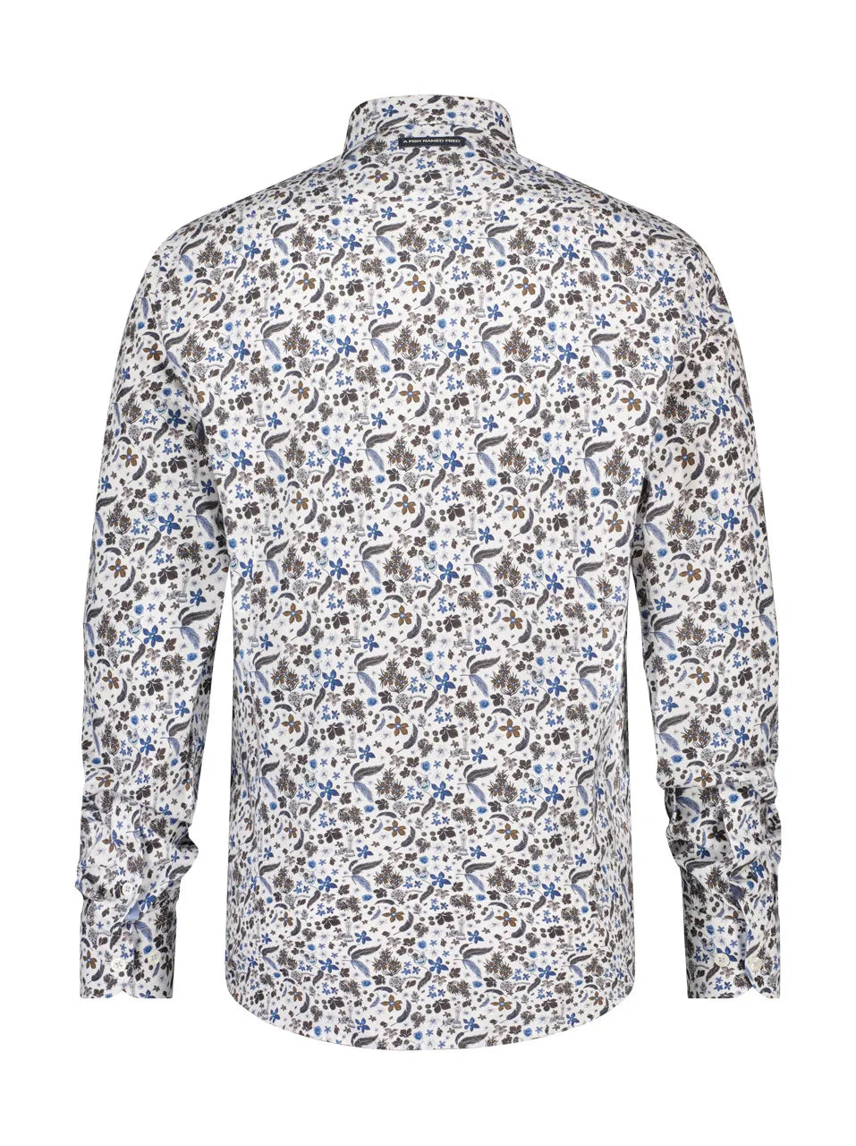 A Fish Named Fred Shirt Flower Crowd image 1