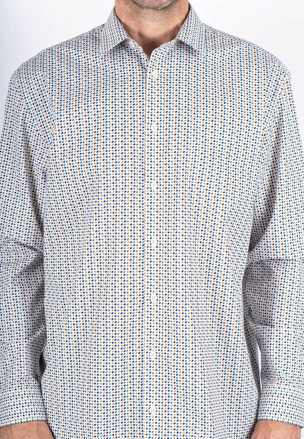 Pre End Berlin Long Sleeve Shirt Blue image 3