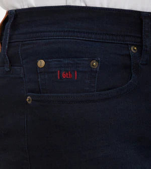 6th Sense Braxten Straight Leg Jeans Blue Black image 4