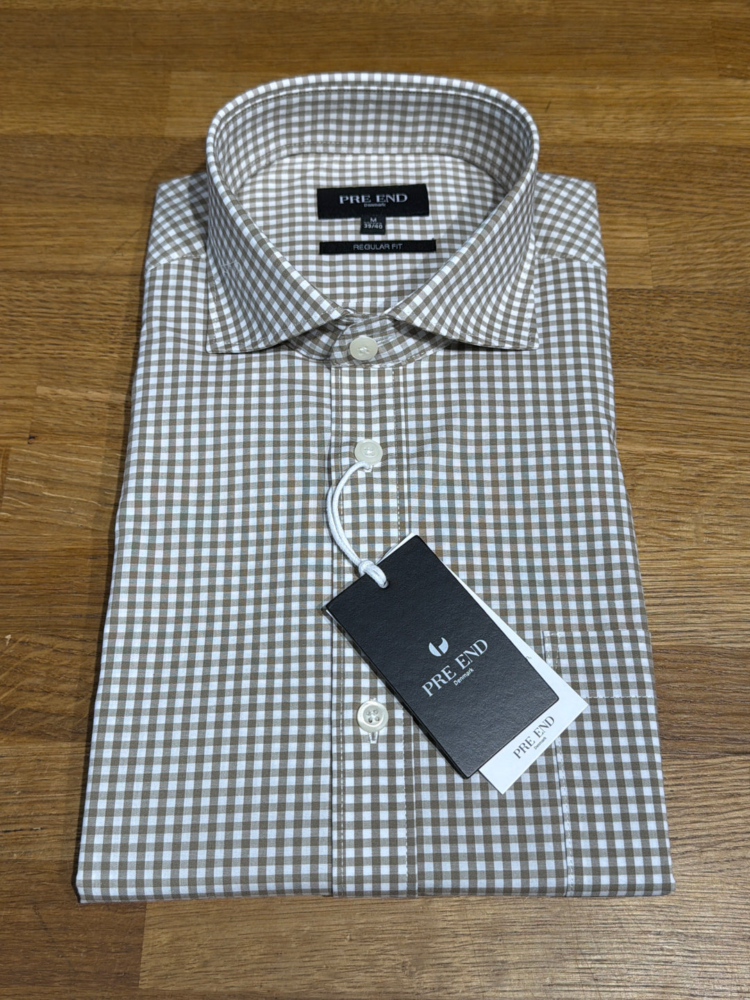 Pre End Porter Casual Shirt Brown Checked
