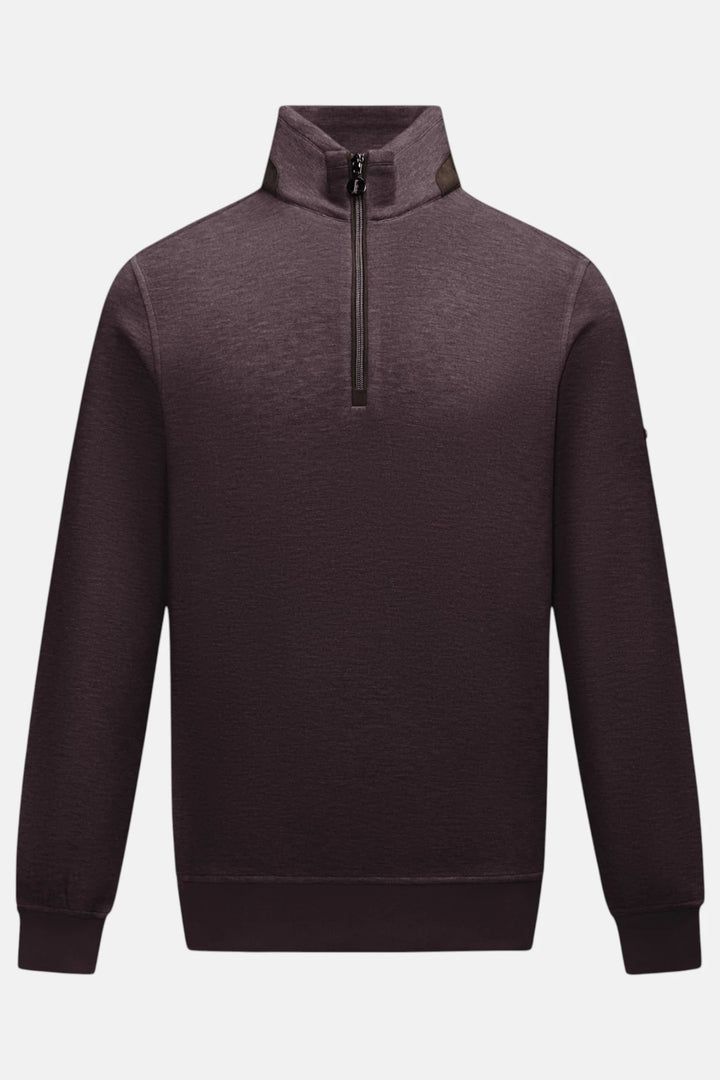 6th Sense Air 1/4 Zip Sweatshirt Plum