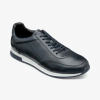 Loake Shoe Makers Bannister Calf Leather Navy Trainer