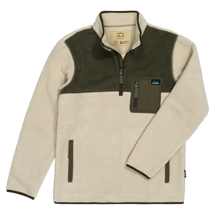 Bleubird Polar 1/4 Zip Fleece Sand