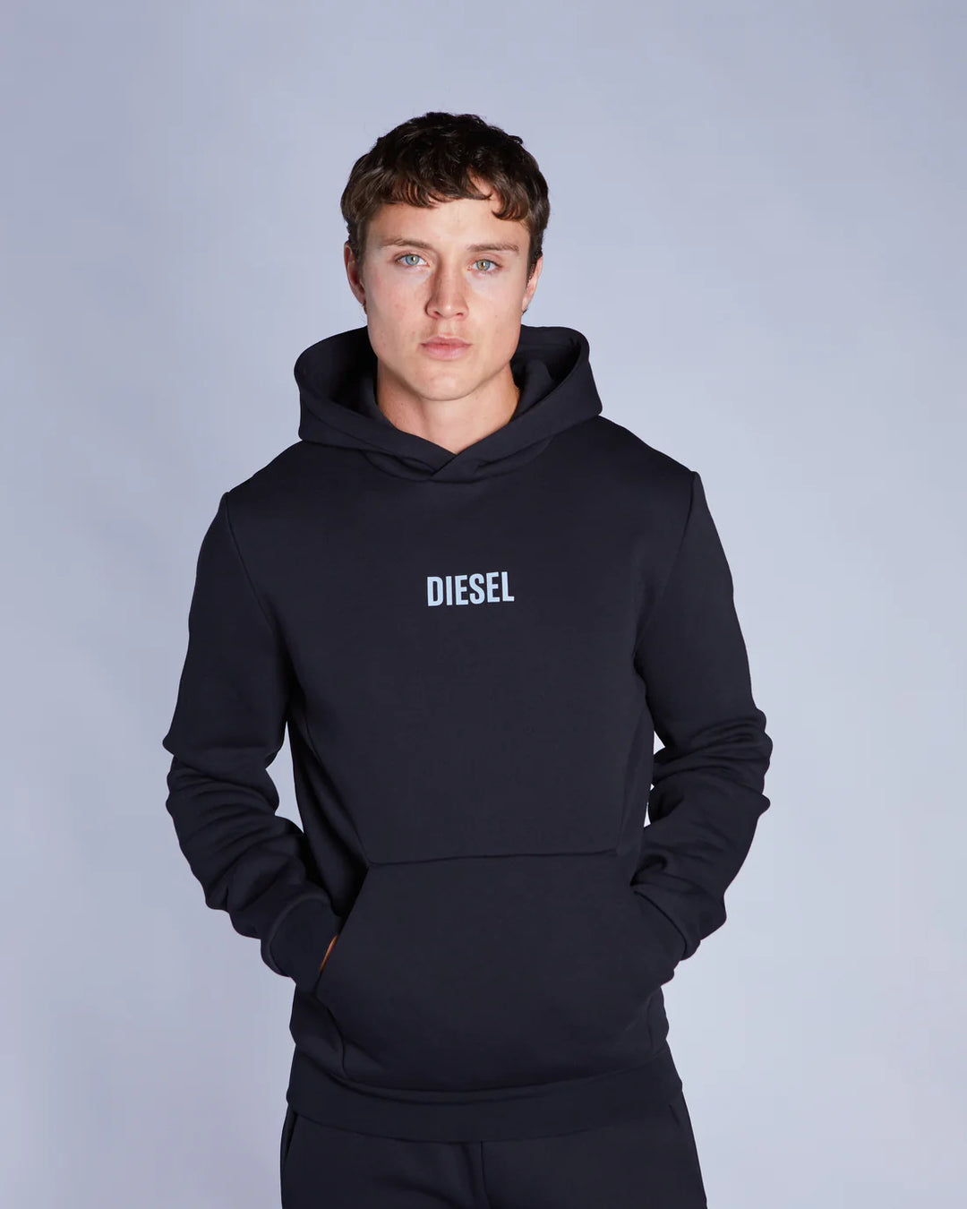 Diesel Besian Hoodie New Black
