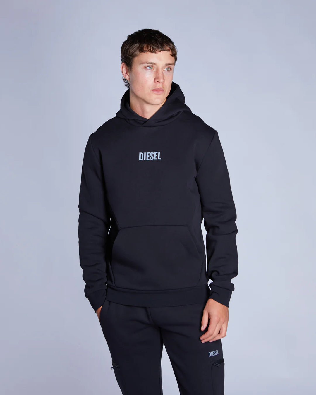 Diesel Besian Hoodie New Black