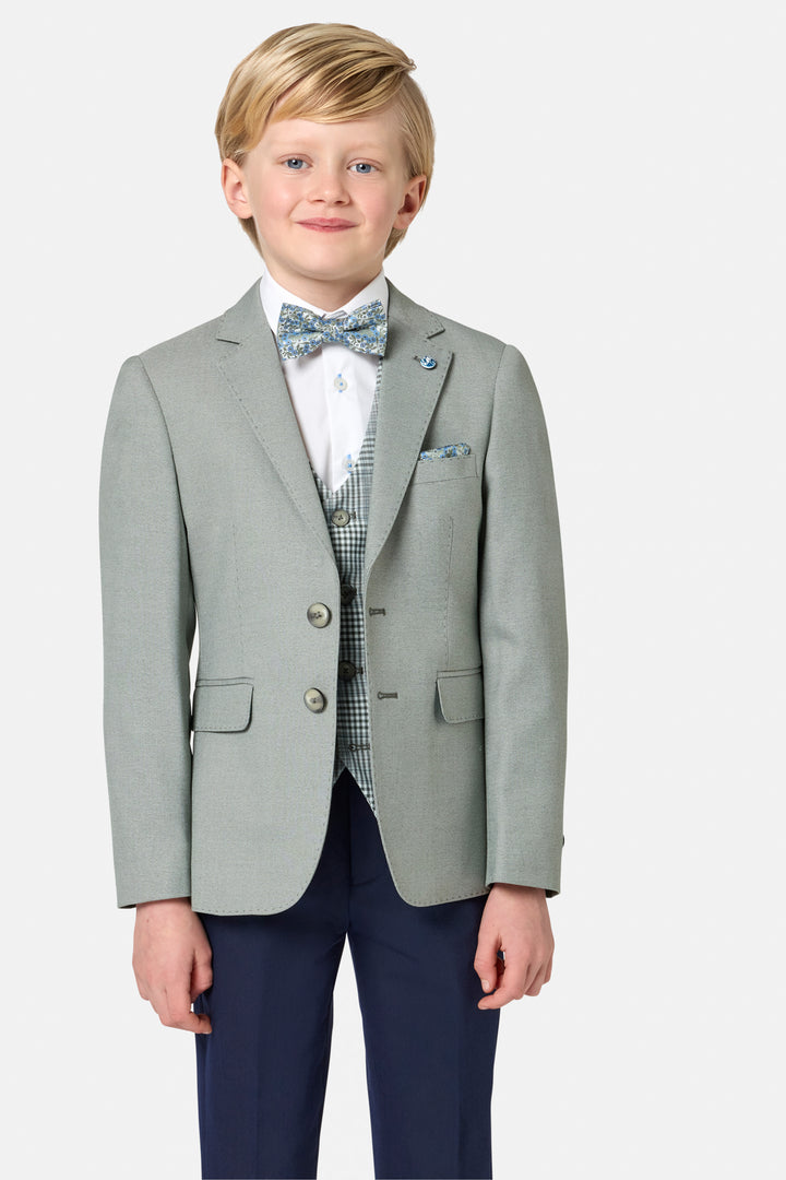 Benetti Boys 3 Piece Suit Albert Sage