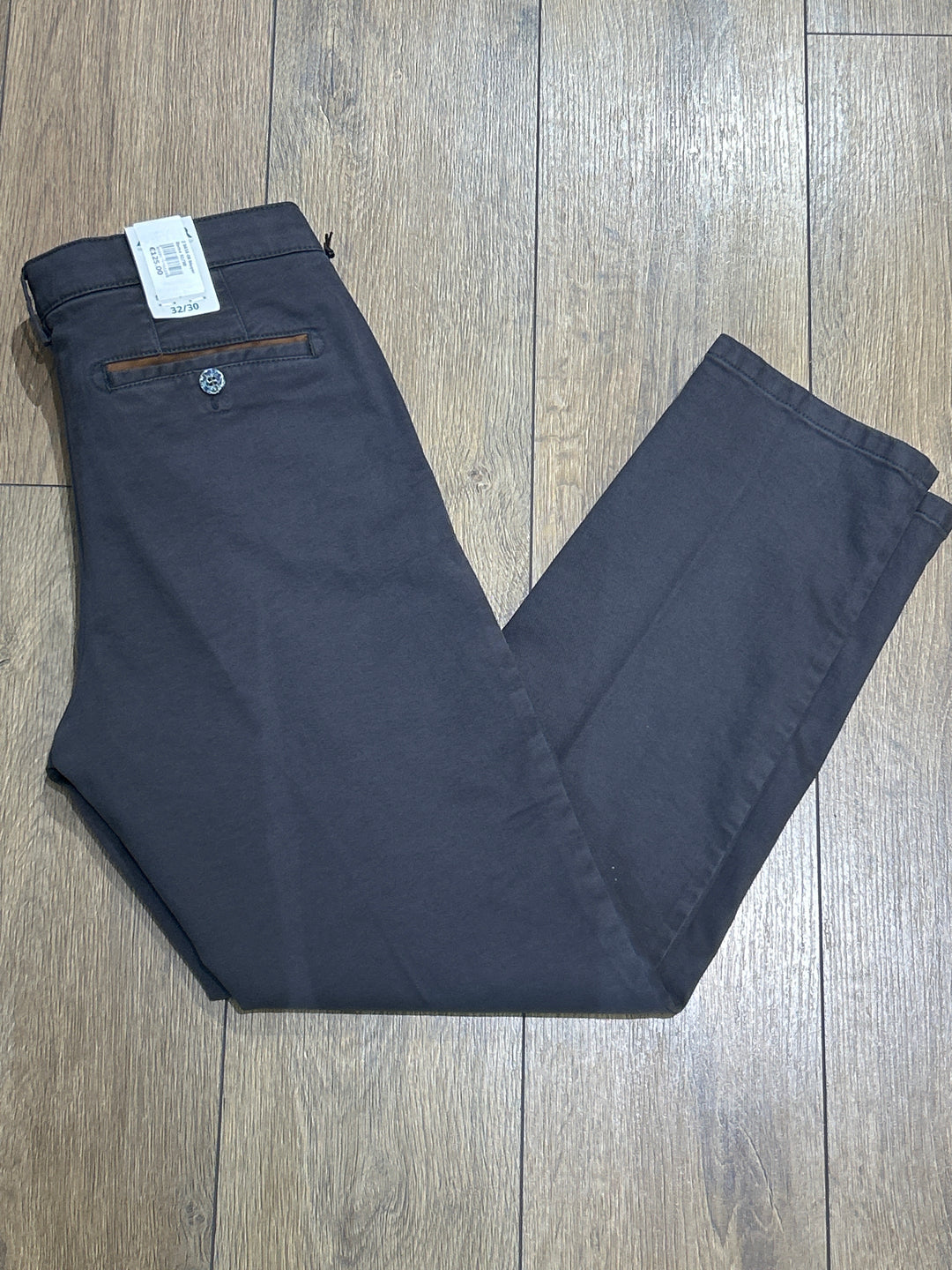 Meyer Roma Organic Cotton Chino Grey