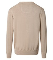 Casa Moda Cotton V-Neck Sweater Beige