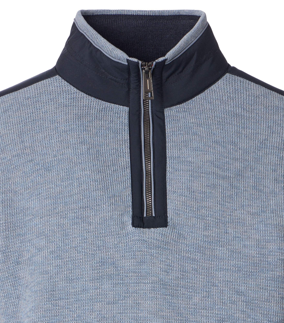 Casa Moda Cotton Half Zip Troposhere