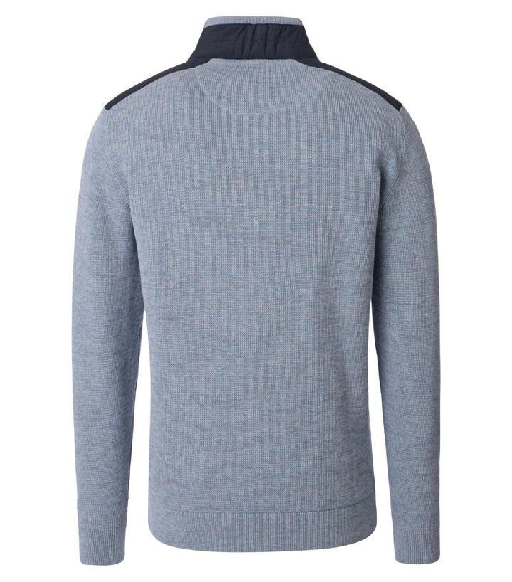 Casa Moda Cotton Half Zip Troposhere