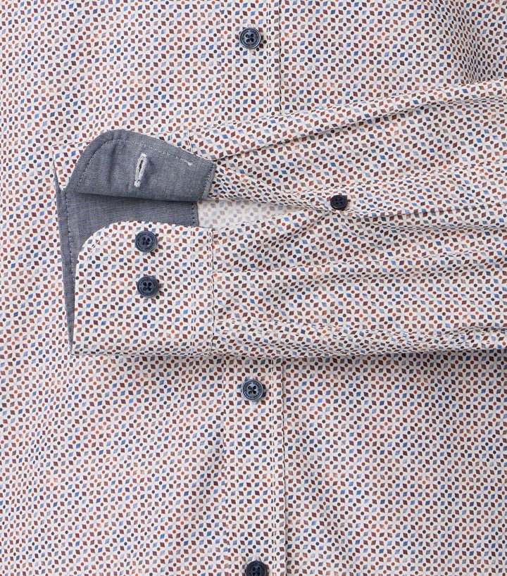 Casa Moda Cotton Casual Shirt Brown