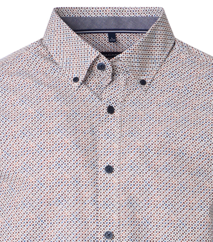 Casa Moda Cotton Casual Shirt Brown