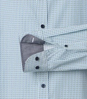 Casa Moda Cotton Shirt Printed Blue