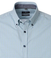 Casa Moda Cotton Shirt Printed Blue