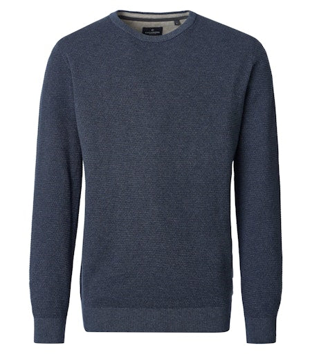Casa Moda Crew Neck Sweater Dark Navy