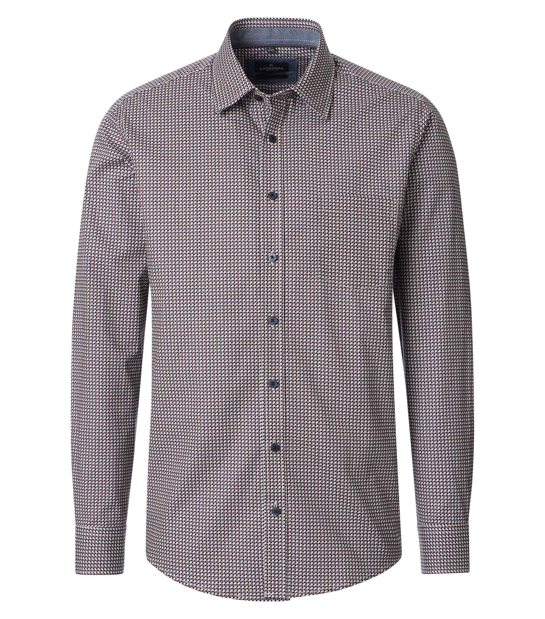 Casa Moda Cotton Casual Shirt Red