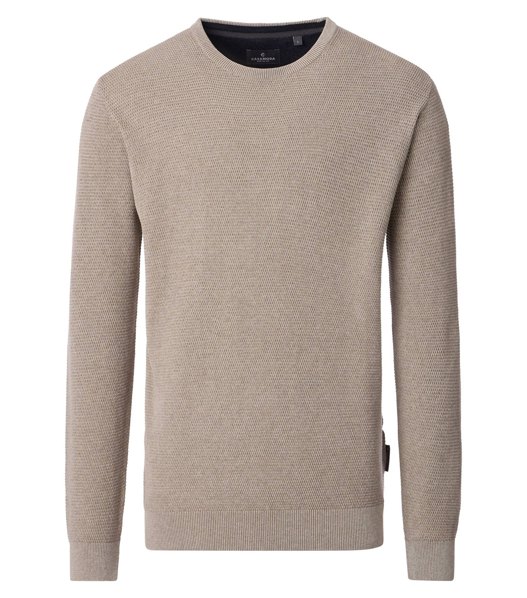 Casa Moda Crew Neck Sweater Beige