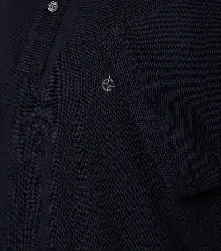 Casa Moda Cotton Polo Shirt Dark Navy