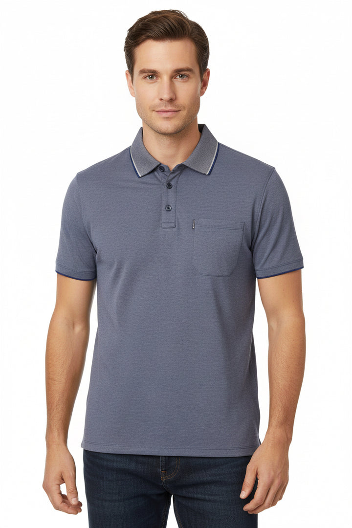 Casa Moda Polo Shirt Sky Captain