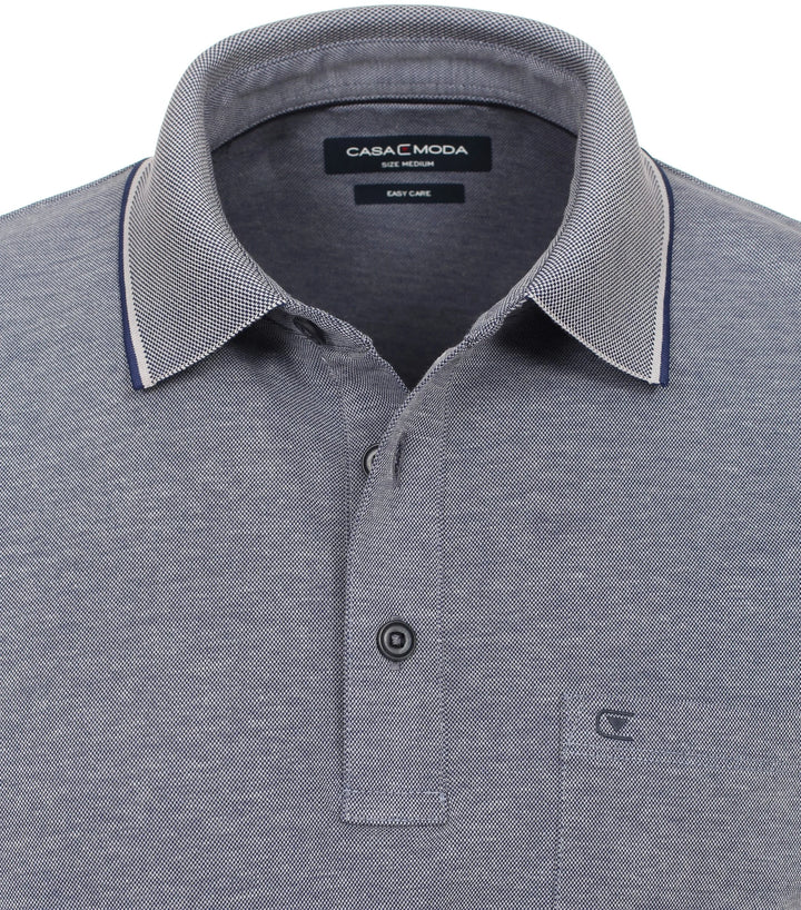 Casa Moda Cotton Polo Sky Captain
