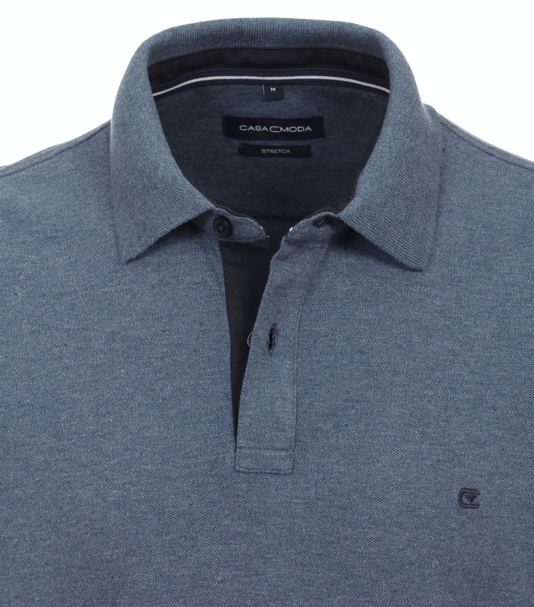 Casa Moda Cotton Polo Shirt Blue