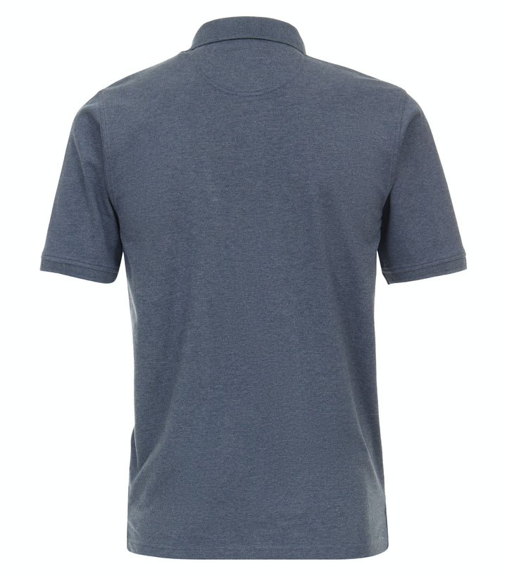 Casa Moda Cotton Polo Shirt Blue