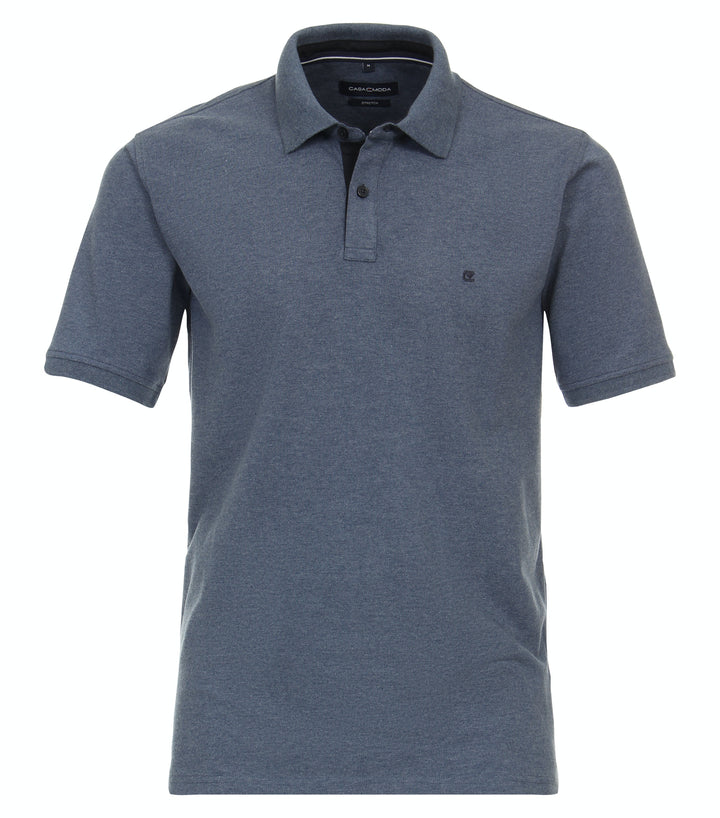 Casa Moda Cotton Polo Shirt Blue