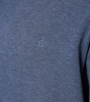 Casa Moda Cotton V-Neck Sweater Blue