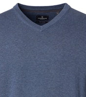 Casa Moda Cotton V-Neck Sweater Blue