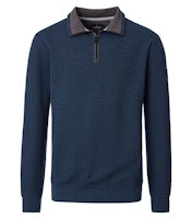Casa Moda Half Zip Blue