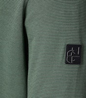 Casa Moda Half Zip Dark Forset