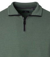 Casa Moda Half Zip Dark Forset
